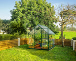 Palram-Canopia Hybrid 6' x 8' Greenhouse (Green)-HG5508G-1B-Garage Giant 