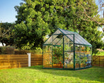 Palram-Canopia Hybrid 6' x 8' Greenhouse (Green)-HG5508G-1B-Garage Giant 