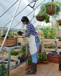Palram-Canopia Hybrid 6' x 8' Greenhouse (Silver)-HG5508-Garage Giant 