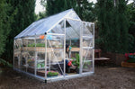 Palram-Canopia Hybrid 6' x 8' Greenhouse (Silver)-HG5508-Garage Giant 