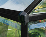Palram-Canopia Hybrid 6' x 8' Greenhouse - Black-HG5508K-Garage Giant 
