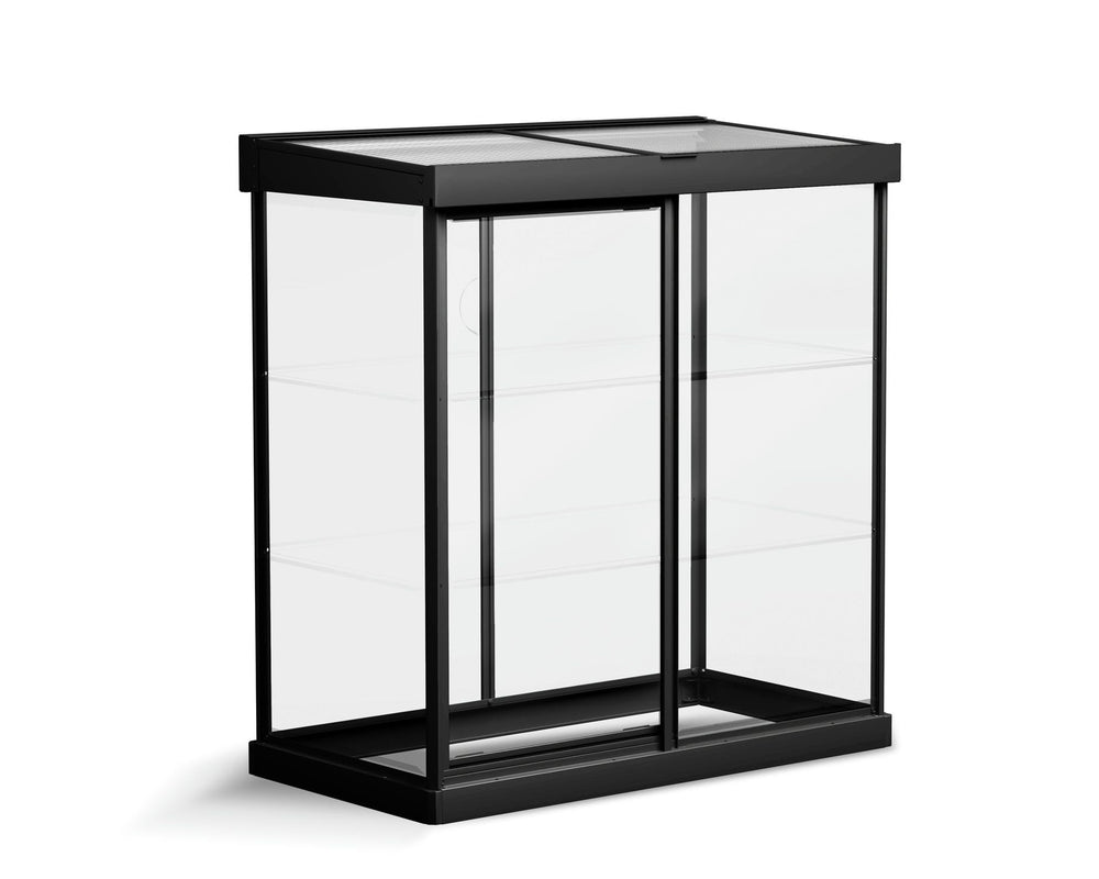Palram-Canopia Ivy 4' x 2' Mini Greenhouse - Black-HG4900-Garage Giant