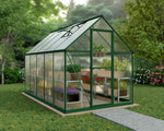 Palram-Canopia Mythos 6' x 10' Greenhouse - Green-HG5010G-Garage Giant 