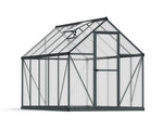 Palram-Canopia Mythos 6' x 10' Greenhouse - Gray-HG5010Y-Garage Giant 