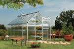Palram-Canopia Mythos 6' x 10' Hobby Greenhouse (Silver)-HG5010-Garage Giant 