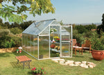Palram-Canopia Mythos 6' x 10' Hobby Greenhouse (Silver)-HG5010-Garage Giant 