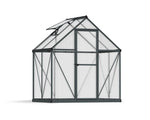 Palram-Canopia Mythos 6' x 4' Greenhouse - Gray-HG5005Y-Garage Giant 