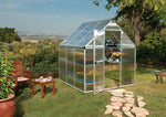 Palram-Canopia Mythos 6' x 6' Greenhouse-Silver-HG5006-1B-Garage Giant 