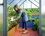 Palram-Canopia Mythos 6' x 8' Greenhouse - Gray-HG5008Y-Garage Giant 