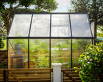 Palram-Canopia Mythos 6' x 8' Greenhouse - Gray-HG5008Y-Garage Giant 