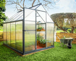 Palram-Canopia Mythos 6' x 8' Greenhouse - Gray-HG5008Y-Garage Giant 