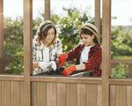 Palram-Canopia Natura 8' x 17' Cedar Greenhouse - Brown-HG5705-Garage Giant 