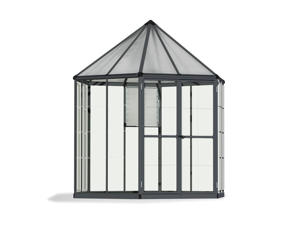 Palram-Canopia Oasis 8' x 7' Hexagonal Greenhouse