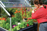 Palram-Canopia Plant Inn 4' x 4' Raised Garden Bed - Black/Clear-HG3320-Garage Giant 
