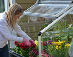 Palram-Canopia Plant Inn 4' x 4' Raised Garden Bed - Black/Clear-HG3320-Garage Giant 