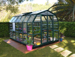 Palram-Canopia Prestige 8' x 12' Greenhouse - Green/Clear-HG7312C-Garage Giant 