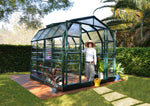 Palram-Canopia Prestige 8' x 8' Greenhouse - Green/Clear-HG7308C-Garage Giant 