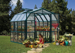 Palram-Canopia Prestige 8' x 8' Greenhouse - Green/Clear-HG7308C-Garage Giant 