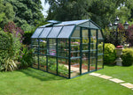 Palram-Canopia Prestige 8' x 8' Greenhouse - Green/Clear-HG7308C-Garage Giant 