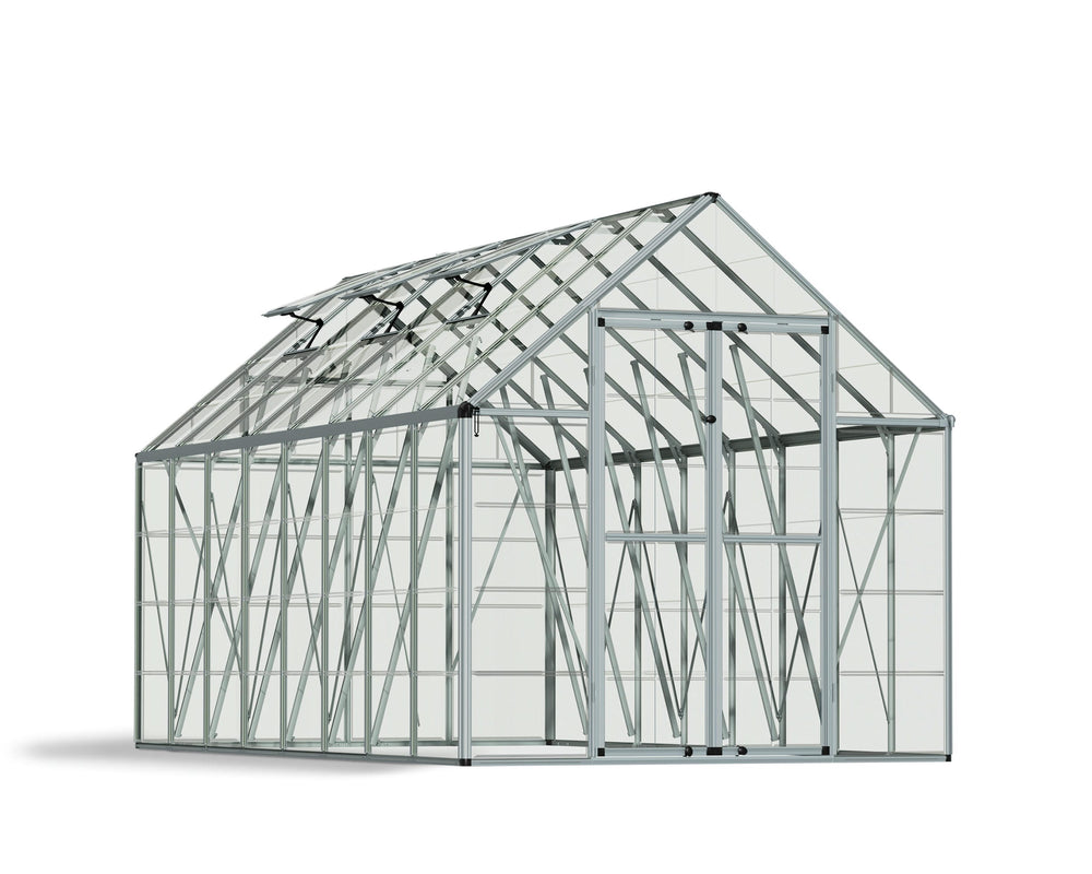 Palram-Canopia Snap & Grow 8' x 16' Hobby Greenhouse-HG8016-Garage Giant