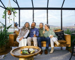 Palram-Canopia Triomphe Chalet 12' x 15' Greenhouse - Black-HG5500-Garage Giant 