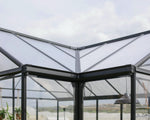 Palram-Canopia Triomphe Chalet 12' x 15' Greenhouse - Black-HG5500-Garage Giant 