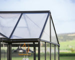 Palram-Canopia Triomphe Chalet 12' x 15' Greenhouse - Black-HG5500-Garage Giant 