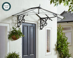 Palram-Canopia Lily 1780 6' x 4' Awning - Black/Clear-HG9575-Garage Giant 