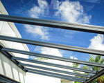 Palram-Canopia Stockholm 11' x 12' Patio Cover - Gray/Clear-HG9451-Garage Giant 