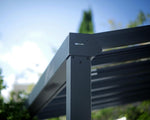 Palram-Canopia Stockholm 11' x 31' Patio Cover - Gray/Clear-HG9466-Garage Giant 