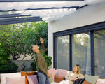 Palram-Canopia Stockholm Patio Cover Roof Blinds 11' x 27'-HG1096-Garage Giant 