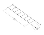 Palram-Canopia Patio Cover Blinds 10' x 24' - White for Feria 10', Olympia, Sierra 10' and Sanremo 10'-HG1075-Garage Giant 