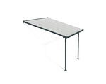Palram-Canopia Feria 10' x 10' Patio Cover (Grey / Clear)-HG9410-Garage Giant 