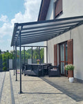 Palram-Canopia Feria 10' x 18' Patio Cover - Gray/Diffused Clear-HG9418-Garage Giant 