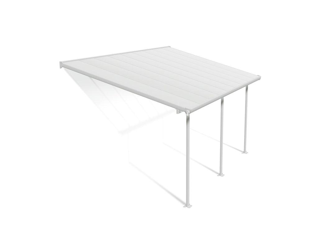 Palram-Canopia Feria 10' x 18' Patio Cover - White/White-HG9318-Garage Giant