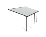 Palram-Canopia Feria 10' x 20' Patio Cover (Grey / Clear)-HG9420-Garage Giant 