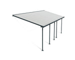 Palram-Canopia Feria 10' x 24' Patio Cover (Grey / Clear)-HG9424-Garage Giant 