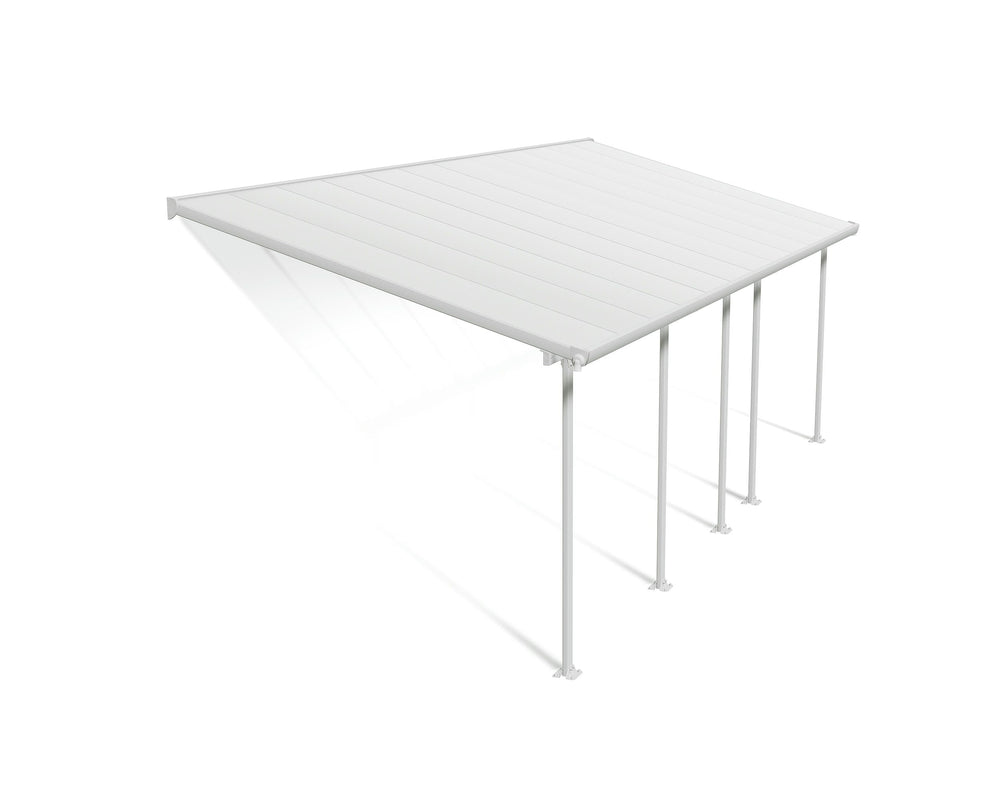 Palram-Canopia Feria 10' x 24' Patio Cover (White)-HG9324-Garage Giant