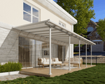Palram-Canopia Feria 10' x 24' Patio Cover (White)-HG9324-Garage Giant 