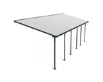 Palram-Canopia Feria 10' x 30' Patio Cover (Grey / Clear)-HG9430-Garage Giant 