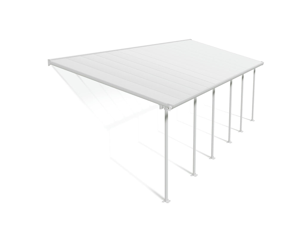 Palram-Canopia Feria 10' x 30' Patio Cover (White)-HG9330-Garage Giant