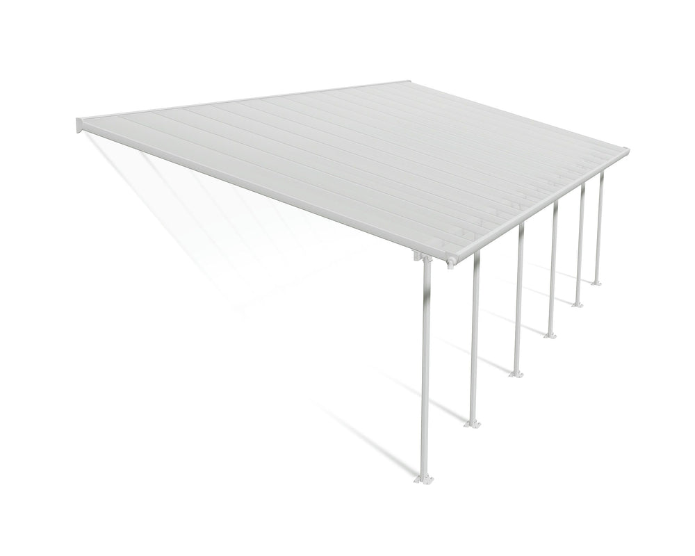 Palram-Canopia Feria 13' x 34' Patio Cover (White)-HG9234-Garage Giant