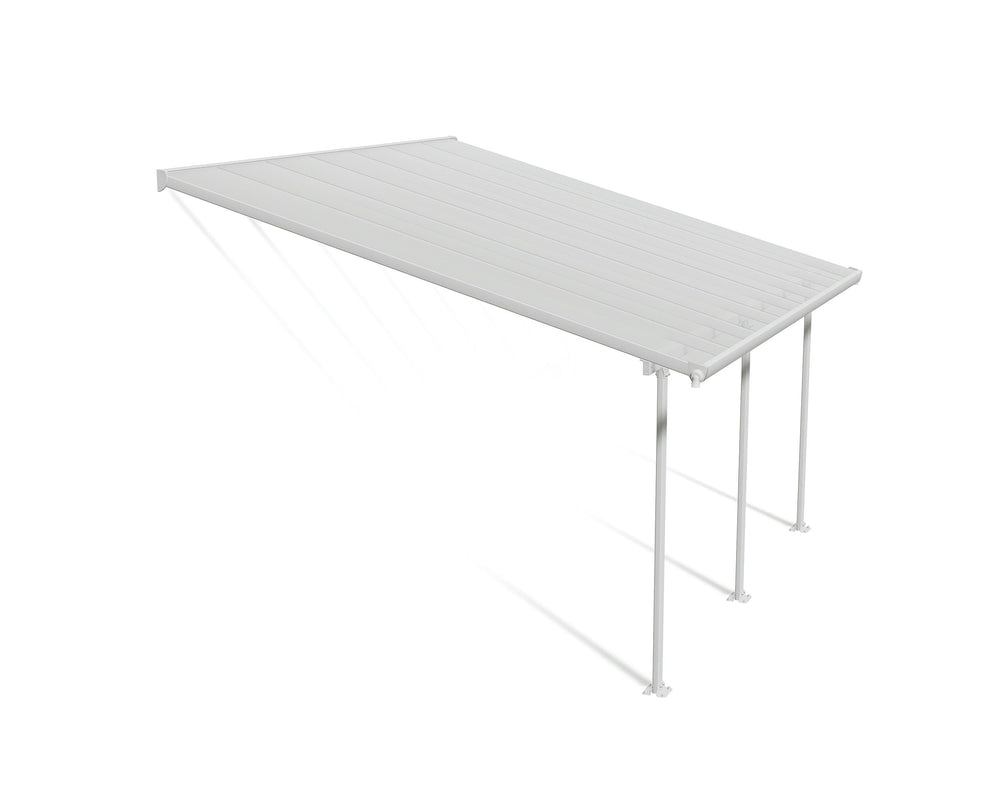 Palram-Canopia Feria 13' x 14' Patio Cover (White)-HG9214-Garage Giant