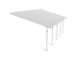 Palram-Canopia Feria Attached 13' x 26' Metal Carport-HG9141-Garage Giant 