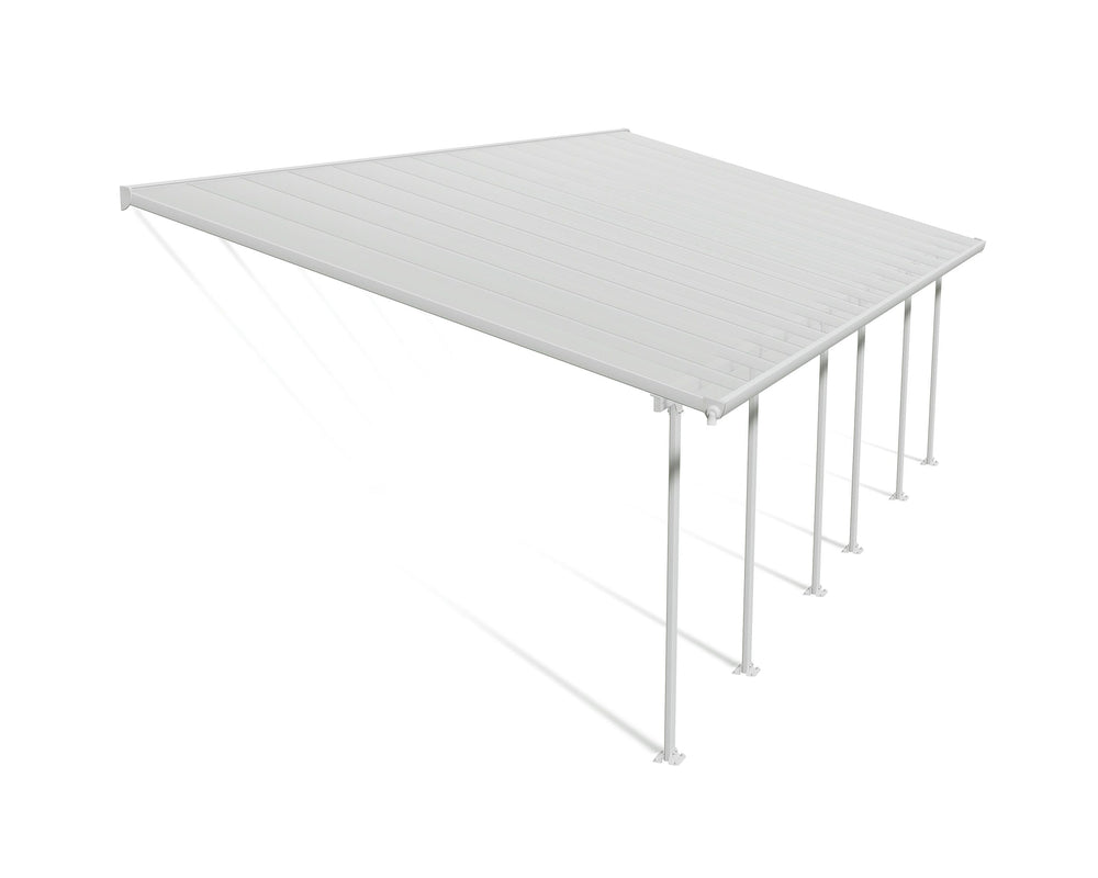 Palram-Canopia Feria 13' x 28' Patio Cover (White)-HG9228-Garage Giant