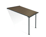 Palram-Canopia Olympia 10' X 10' Patio Cover (Grey / Bronze)-HG8810-Garage Giant 