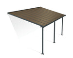 Palram-Canopia Olympia 10' X 20' Patio Cover (Grey / Bronze)-HG8820-Garage Giant 