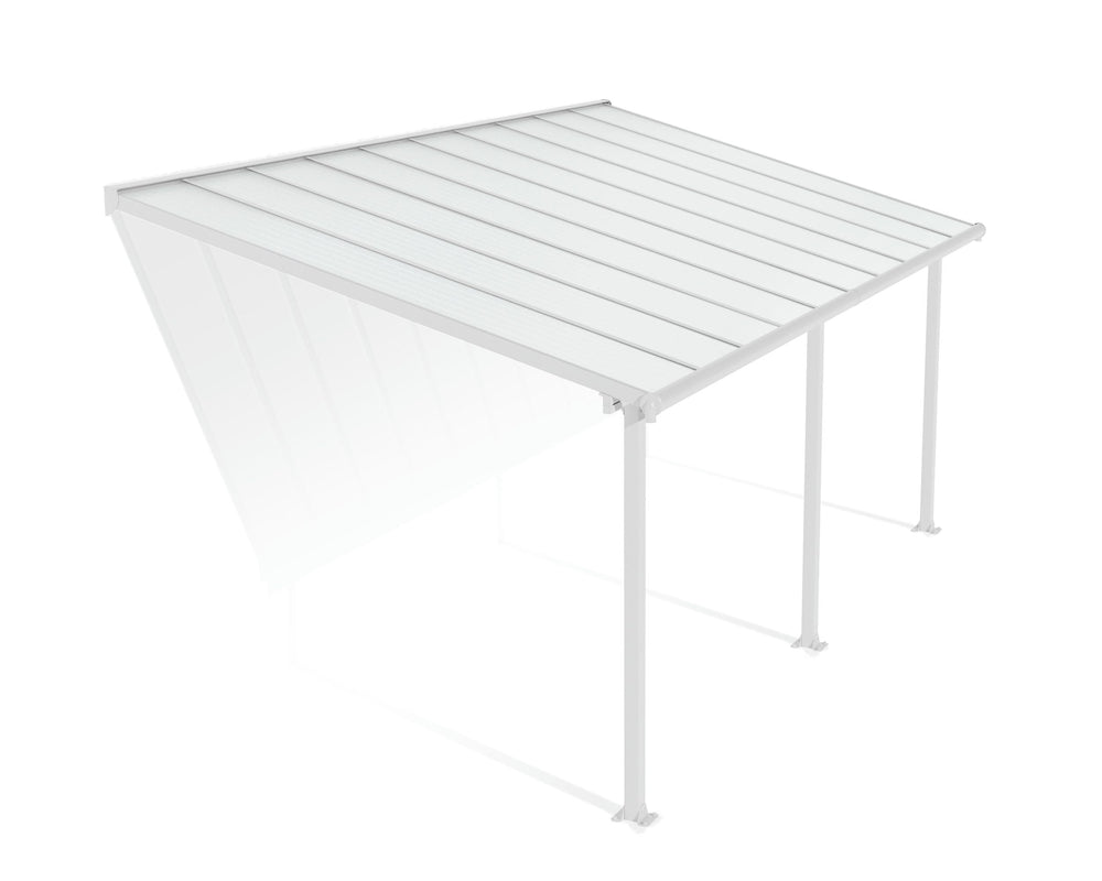 Palram-Canopia Olympia 10' X 20' Patio Cover (White)-HG8820W-Garage Giant