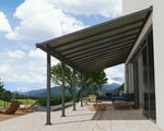 Palram-Canopia Olympia 10' X 28' Patio Cover (Grey / Bronze)-HG8828-Garage Giant 
