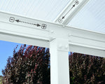 Palram-Canopia Olympia 10' X 20' Patio Cover (White)-HG8820W-Garage Giant 